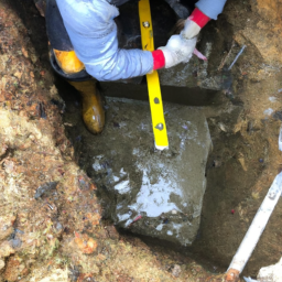 Construction d'un Mur de Soutènement en Blocs de Béton pour un Terrain en Pente Luce